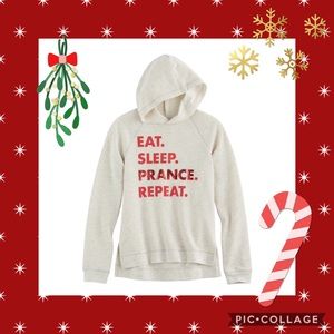 Girls Holiday Fleece Sweatshirt